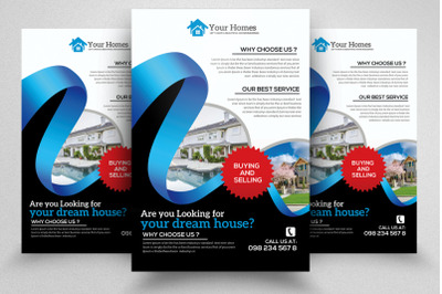 Real Estate Buy &amp; Sell Property Flyer