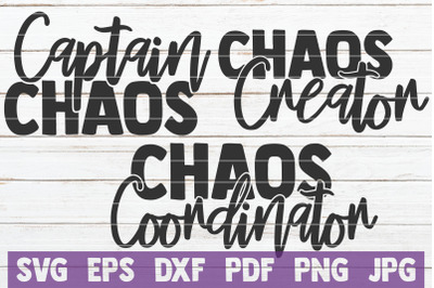 Chaos SVG Bundle | SVG Cut Files