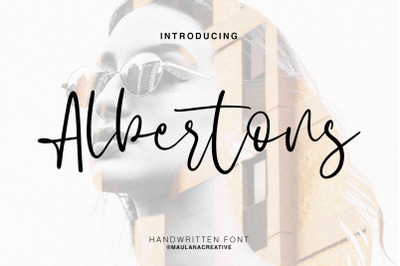 Albertons Script