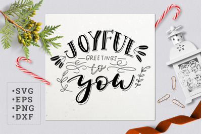 Joyful greetings to you SVG
