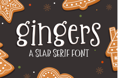 Gingers Slab Serif Font
