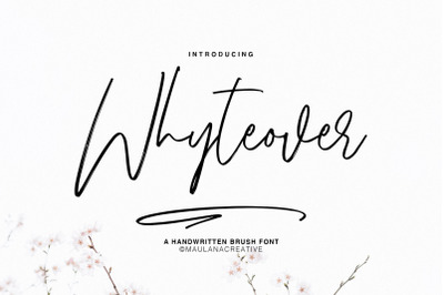 Whyteover Typeface