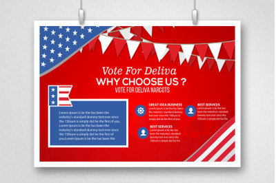 Voting Election Flyer Print Template