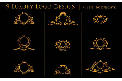 Luxury Cool Logos Design Template