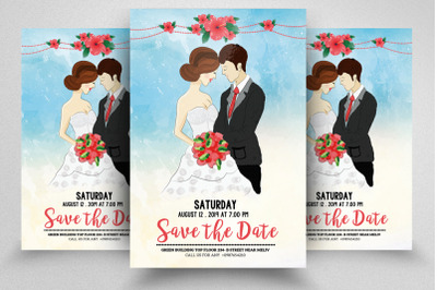 Save The Date Wedding Flyer/Poster