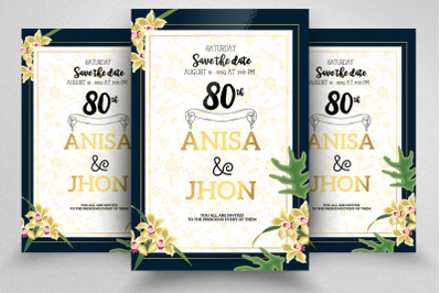 Wedding Ceremony Invitation Flyer/Poster