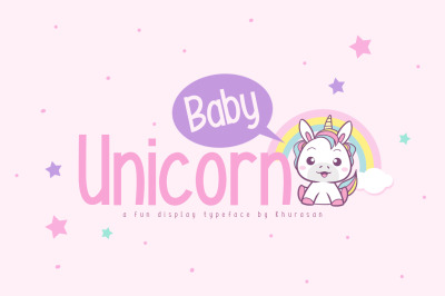 Baby Unicorn + Vector