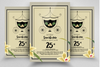 Wedding Ceremony Invitation Flyer/Poster