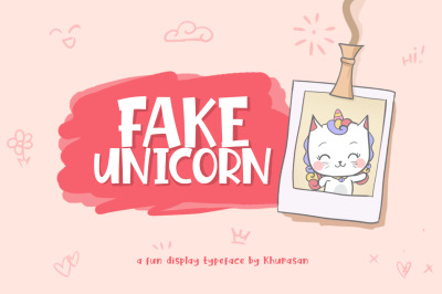 Fake Unicorn + Vector