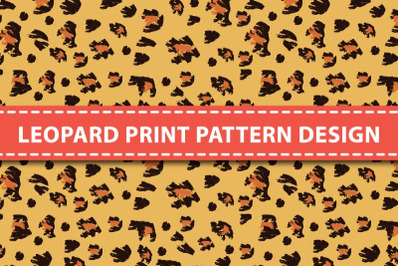 Vector leopard print pattern