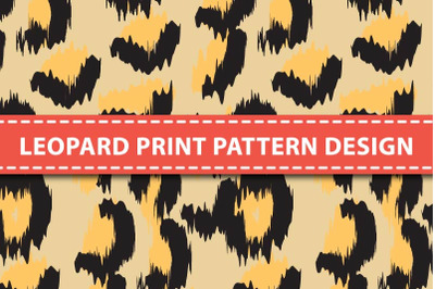 Leopard print pattern design