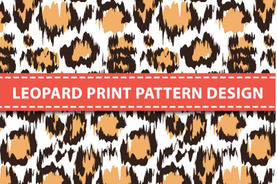 Leopard print pattern design