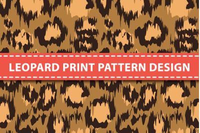 Leopard print pattern design