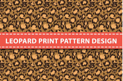 Leopard print pattern design