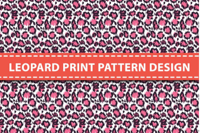 Leopard print pattern design