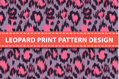 Leopard print pattern design