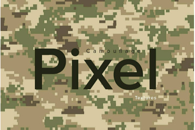 Pixel camouflage textures