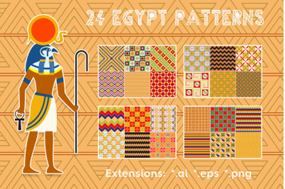 24 Egypt Patterns