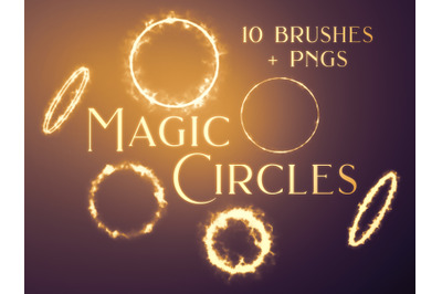 Magic Circles Photoshop Brushes and PNGs