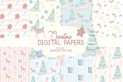 Christmas Digital Papers