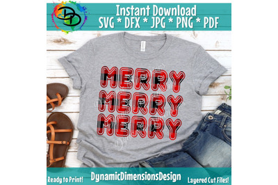 Christmas SVg&2C; merry and bright svg&2C; Buffalo plaid&2C; Christmas Pattern