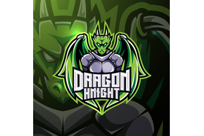 Dragon knight esport mascot logo