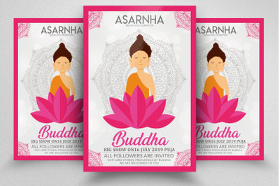 Buddha Worship Flyer Template