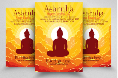 Buddha Festival Flyer/Poster Template