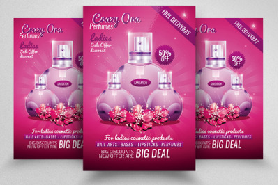 Perfumes Product Sale Offer Flyer