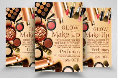 Beauty Cosmetics Flyer Template