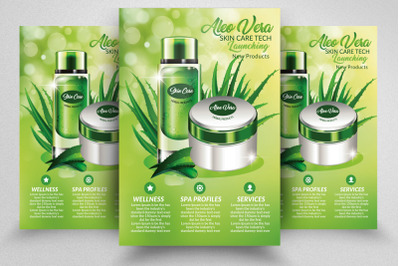 Herbal Beauty Product Flyer Template