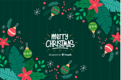 Merry Christmas greeting background