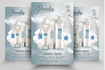 Pink Beauty And Cosmetic Flyer By Designhub Thehungryjpeg Com