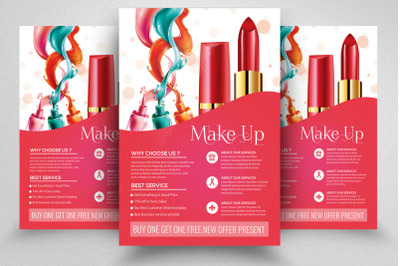 Make Up/Cosmetic Flyer Template