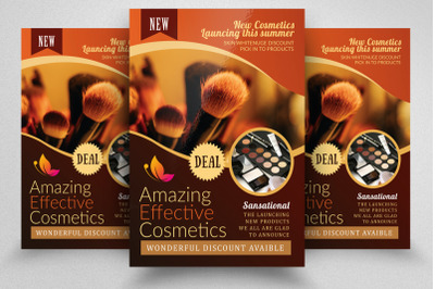 Beauty Cosmetic Sale Offer Flyer/Poster