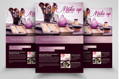 Beauty Cosmetics Flyer Print Template