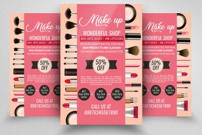 Cosmetics Product Ads Flyer/Poster