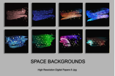 Space Brushes Backgrounds