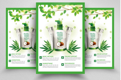 Aleo Vera Herbal Product Flyer