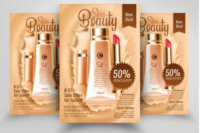 Beauty Skin Care Product Flyer/Poster