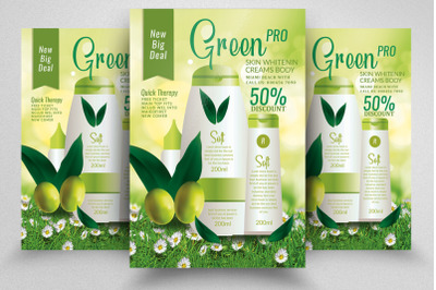 Herbal Beauty Product Flyer Template