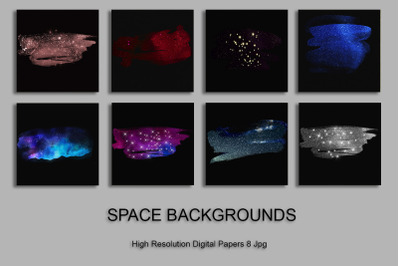 Space Brushes Backgrounds