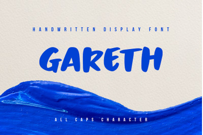 Gareth - Handwritten Display Font