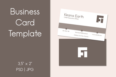 Fi Business Card Template