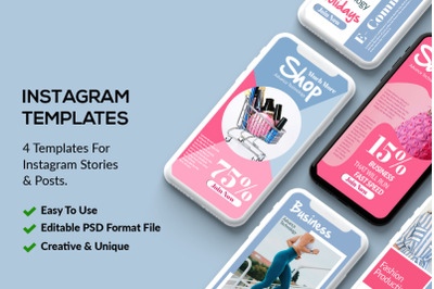 4 Instagram Stories - Product Sale
