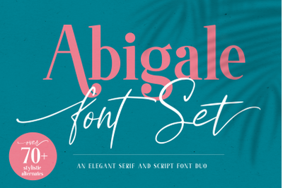Abigale Font Duo Set