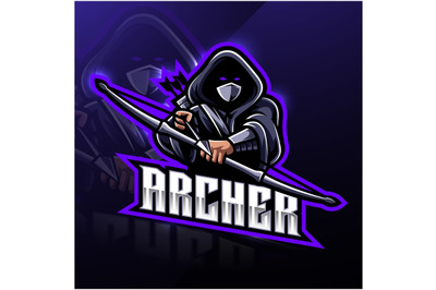 Archer esport mascot logo design