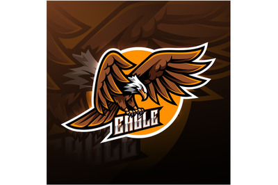 Eagle esport mascot logo design