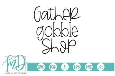 Gather Gobble Shop SVG