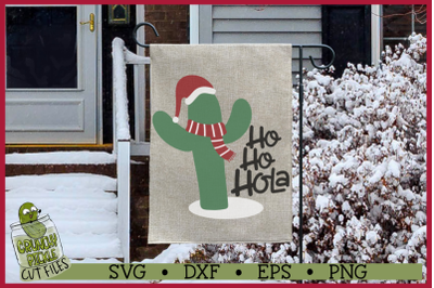 Christmas Cactus - Ho Ho Hola SVG File